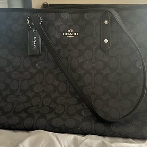 Black Coach Tote Bag